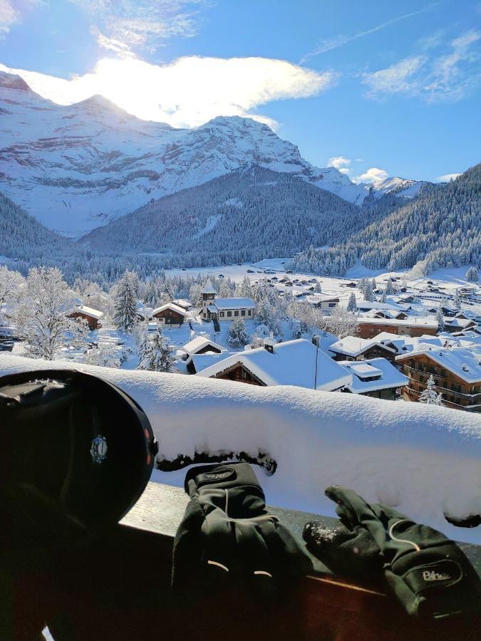 Studio Avec Vue Splendide Sur レ・ディアブルレ エクステリア 写真